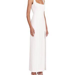 STAUD Portrait Sleeveless Seamed Gown